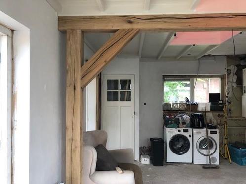 Geschaafde Eiken Balken Winddroog | Grote Voorraad | Palen, Tuin en Terras, Palen, Balken en Planken, Palen, Nieuw, Ophalen of Verzenden