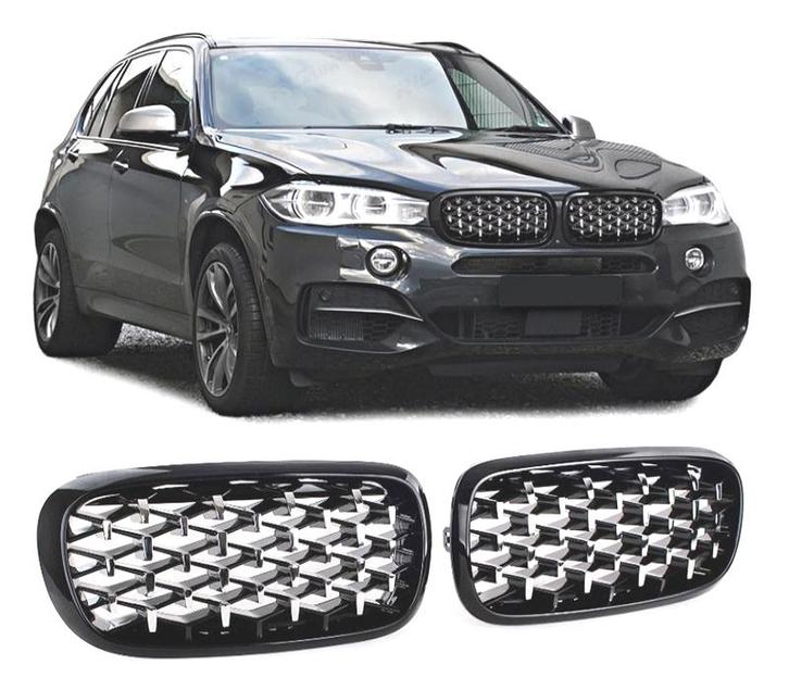 CALANDRES BMW X5 F15 13- LOOK DIAMANT, Auto-onderdelen, Carrosserie, Verzenden