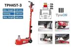Lucht Hydraulisch garagekrik 12 cm laag | 3-Traps 45/20/10T