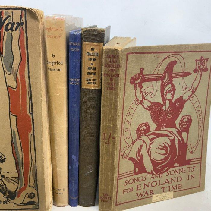 Sassoon; Brooke; and others - World War I Poems and poets -, Antiquités & Art, Antiquités | Livres & Manuscrits