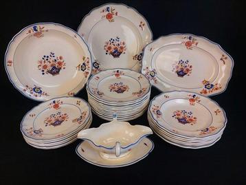 Keller & Guérin Luneville - Service de table pour 12 (28) -