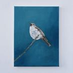 Matthieu van Riel - Singing Bird in Cold Winter, Antiek en Kunst