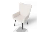 Veiling - Oorfauteuil / Relaxfauteuil Odense - Beige - Boucl, Nieuw