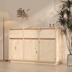 vidaXL Dressoir 110x34x75 cm massief grenenhout, Verzenden, Nieuw