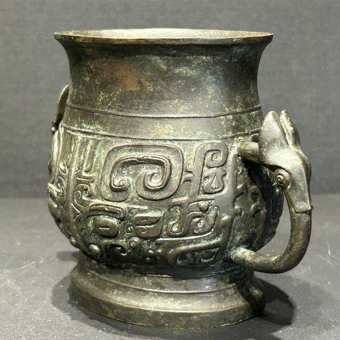 Wierookvat - Brons, Antiek en Kunst, Antiek | Overige Antiek