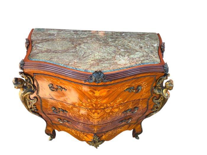Commode - Hout, Marmer, Brons, Antiek en Kunst, Curiosa en Brocante