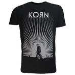 Korn Radiate Glow Band T-Shirt Zwart - Officiële Merchandise, Nieuw