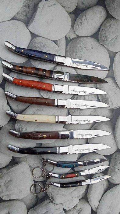 Laguiole Bougna and Mini Kitchen knives - Keukenmes -, Antiek en Kunst, Antiek | Keukengerei