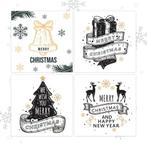 Tweedekans | Giftmas Kerstkaarten - Wenskaarten - 52 Stuks -, Diversen, Kerst, Ophalen of Verzenden, Nieuw