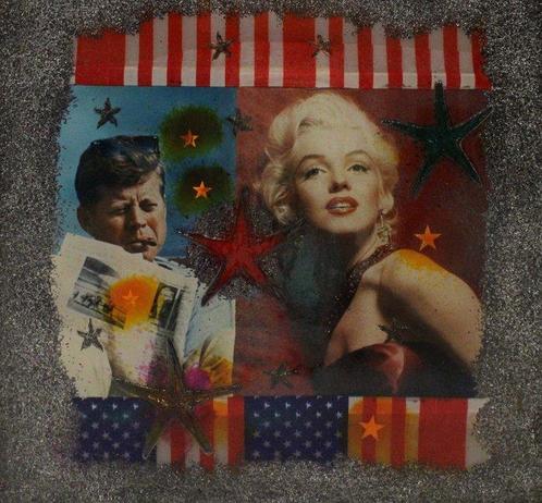 Omar Ronda (1947-2017) - Marilyn+ Kennedy Frozen, Antiek en Kunst, Kunst | Schilderijen | Modern