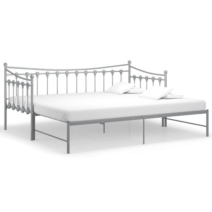 Uittrekbaar Slaapbankframe Grijs | Tweede Kansje | 40% Ko..., Huis en Inrichting, Zetels | Zetels, 150 tot 200 cm, 150 cm of meer