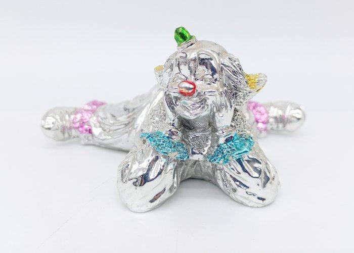 Beeldje - Clown - Zilver, Antiek en Kunst, Antiek | Zilver en Goud
