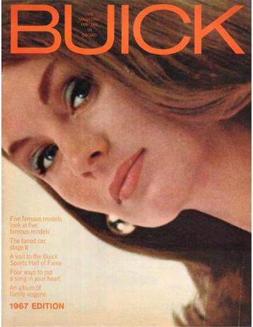 1967 BUICK PROGRAMMA BROCHURE ENGELS (USA), Nieuw
