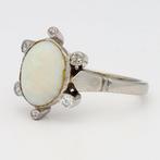 Ring - 14 karaat Witgoud Diamant (Natuurlijk) - Diamant -, Handtassen en Accessoires, Ringen, Nieuw