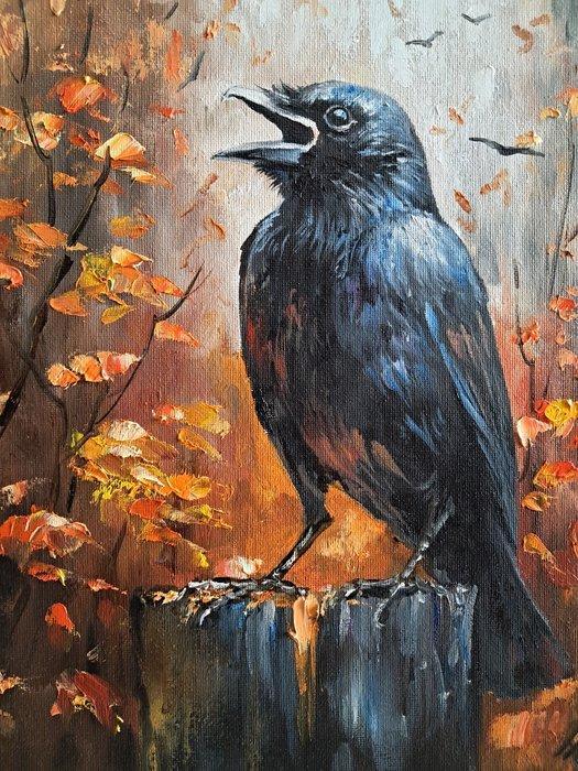 Tomasz Bednarski (1965) - Raven, Antiek en Kunst, Kunst | Schilderijen | Klassiek