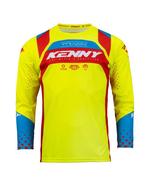 Kenny 2023 Track Focus Crossshirt Fluor Geel / Rood maat XL, Motos