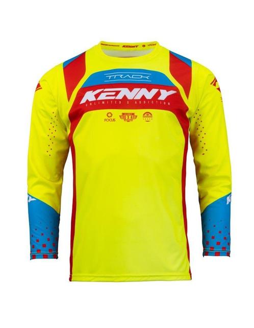 Kenny 2023 Track Focus Crossshirt Fluor Geel / Rood maat XL, Motos, Vêtements | Vêtements de moto, Enlèvement ou Envoi