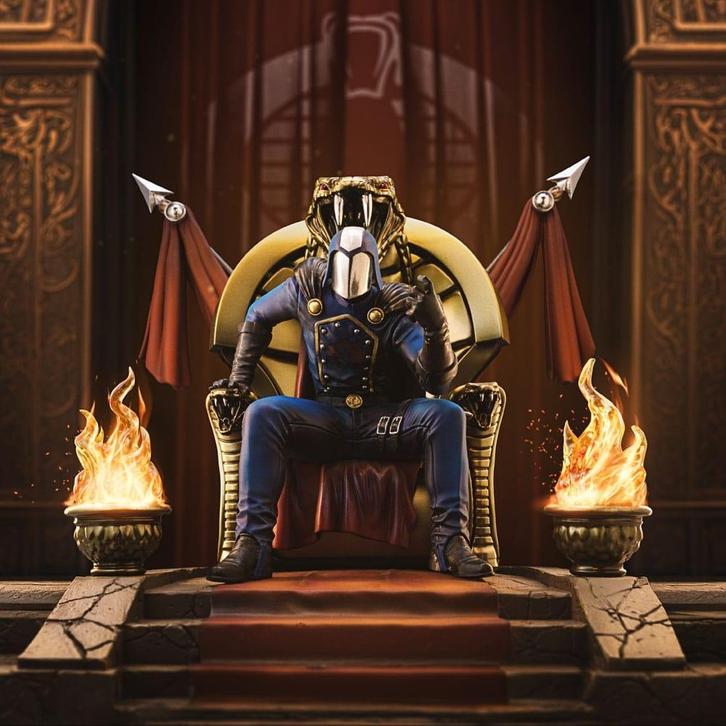 GI Joe Art Scale Statue 1/10 Cobra Commander 25 cm, Verzamelen, Film en Tv, Ophalen of Verzenden