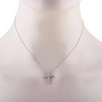 Ketting met hanger Platina, Platina 0,50ct Diamanten Kruis