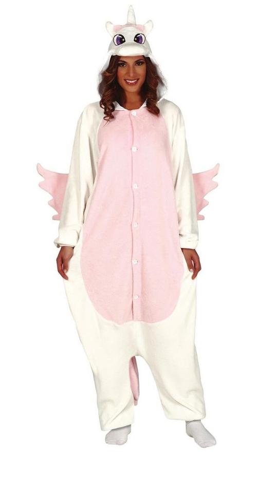 Unicorn Onesie Roze L, Kleding | Dames, Carnavalskleding en Feestkleding, Nieuw, Verzenden