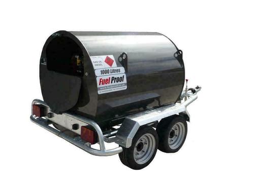 Mazout tank aanhanger Fuel Proof 1000 Liter, Articles professionnels, Articles professionnels Autre, Enlèvement ou Envoi