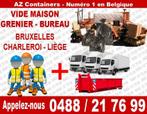 119€ Evacuation des déchets Bruxelles Charleroi Liège Namur, Diensten en Vakmensen, Verhuizers en Opslag