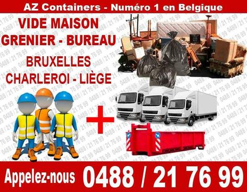 119€ Evacuation des déchets Bruxelles Charleroi Liège Namur, Services & Professionnels, Déménageurs & Stockage