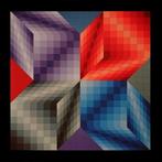 Victor Vasarely (1906-1997) - KUB-STRI, Antiek en Kunst
