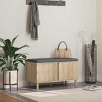 vidaXL Hallenbank Sonoma Eik 80 x 38 x 46 cm Geengineerd, Verzenden, Nieuw