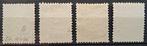 Pays-Bas 1881 - Port P3, P9, P10, P12 - compétition rare B,, Gestempeld