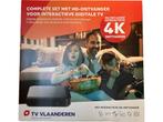 TV Vlaanderen - Startersset - Satelliet-tv en radio - 64 cm, Huis en Inrichting, Verzenden, Nieuw
