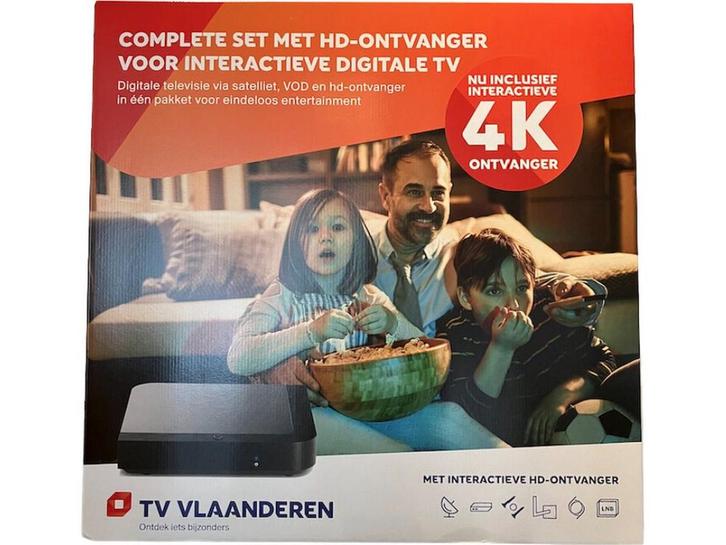 TV Vlaanderen - Startersset - Satelliet-tv en radio - 64 cm, Huis en Inrichting, Woonaccessoires | Overige, Nieuw, Verzenden