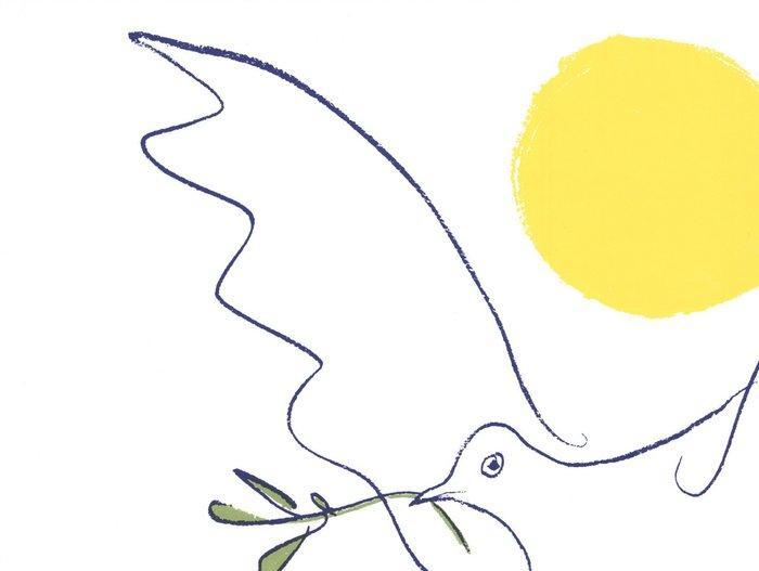 Pablo Picasso (1881-1973), (daprès) - Colombe de lavenir, Antiek en Kunst, Antiek | Overige Antiek