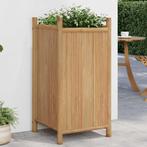 vidaXL Plantenbak 40x40x80 cm bamboe, Tuin en Terras, Verzenden, Nieuw