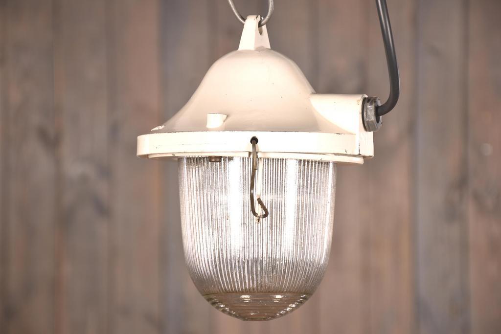② industriële hanglamp | oude bully | i — Lampen | Hanglampen — 2dehands