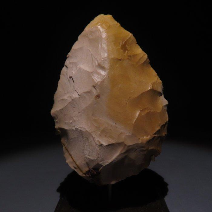 Paleolithisch Vuursteen Bijl of stenen werktuig uit, Antiek en Kunst, Antiek | Overige Antiek