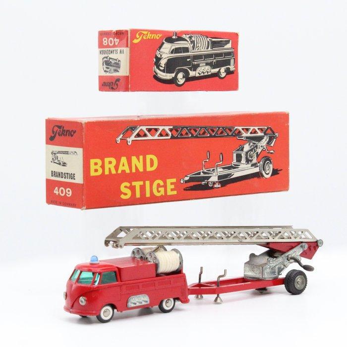 Tekno, Denmark 1:43 - Model vrachtwagen (2) - VW, Hobby en Vrije tijd, Modelauto's | 1:5 tot 1:12