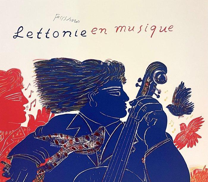 Alekos Fassianos (1935-2022) - Lettonie en Musique, Antiquités & Art, Antiquités | Autres Antiquités