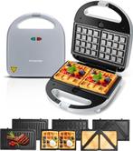 Aigostar 301IO Grace - Tosti ijzer - 3 in 1 Wafelijzer - Tos, Huis en Inrichting, Verzenden, Nieuw