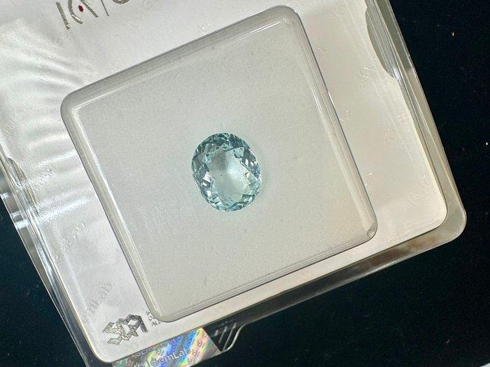 Zonder minimumprijs - 1 pcs Blauw Aquamarijn - 4.52 ct -, Handtassen en Accessoires, Edelstenen