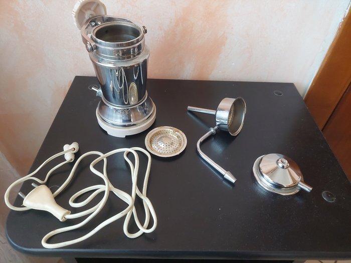 Koffiepot - Staal - Vintage koffiemachine, Antiek en Kunst, Antiek | Keukengerei