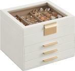 Sieradendoos - juwelendoos - sieradenbox - 4 niveaus - 3, Verzenden, Nieuw