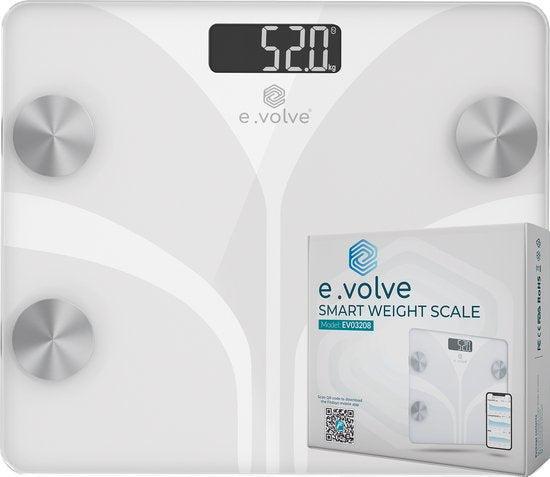 2dekans | e.volve Weegschaal Personenweegschaal Digitaal -, Telecommunicatie, Mobiele telefoons | Toebehoren en Onderdelen, Ophalen of Verzenden
