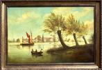 Brian Coole (1939) - Gone Fishing, Antiek en Kunst, Kunst | Schilderijen | Klassiek