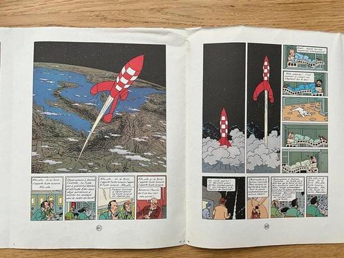 Hergé - 2 Print - Tintin - Objectif lune - Ensemble de 4, Livres, BD