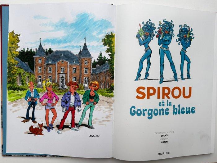 Spirou et Fantasio - Spirou et la Gorgone Bleue + dédicace, Boeken, Stripverhalen