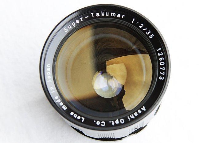Pentax, Asahi Super-Takumar 2/35mm + zonnekap | Cameralens, Audio, Tv en Foto, Fotocamera's Analoog