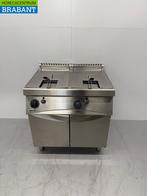 RVS Zanussi Dubbele Friteuse 2 x 10 liter GAS Horeca, Ophalen of Verzenden, Nieuw in verpakking