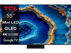 Tcl -   55 Qled Smart 4k - Zwart, Audio, Tv en Foto, Televisies, Overige merken, Verzenden, Nieuw, 100 cm of meer