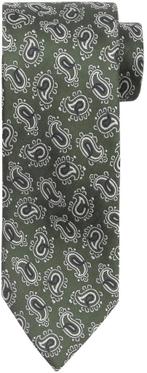Suitable Stropdas Zijde Groen Paisley maat  Heren, Kleding | Heren, Stropdassen, Verzenden, Nieuw, Groen, Suitable